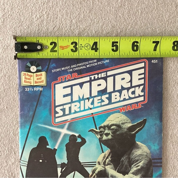 Vintage Star Wars: The Empire Strikes Back Music Record & Read Along Book-1980 - Picture 8 of 8